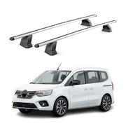 Barres de toit transversales Alu pour Renault Kangoo III 2021-2026 TÜV Gris 2Pcs