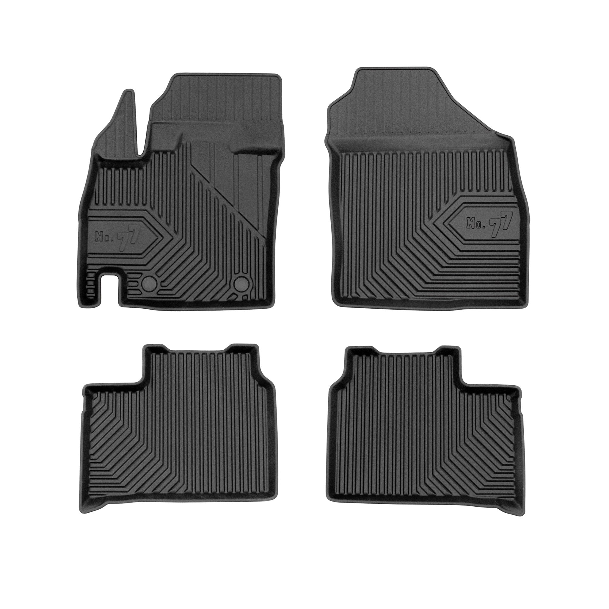 Tapis de Sol de Voiture pour Suzuki Ignis III 2016-2026 TPE Imperméable 4Pcs
