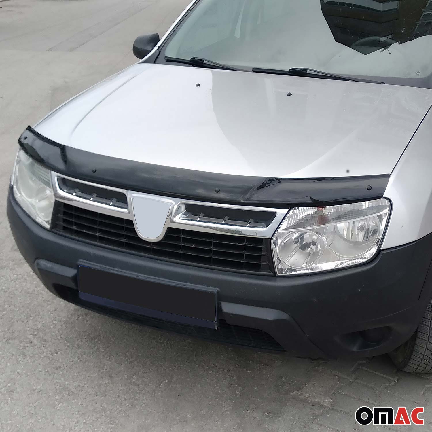 Deflecteurs d'air capot de voiture pour Dacia Duster 2010-2017 Acrylique Noir