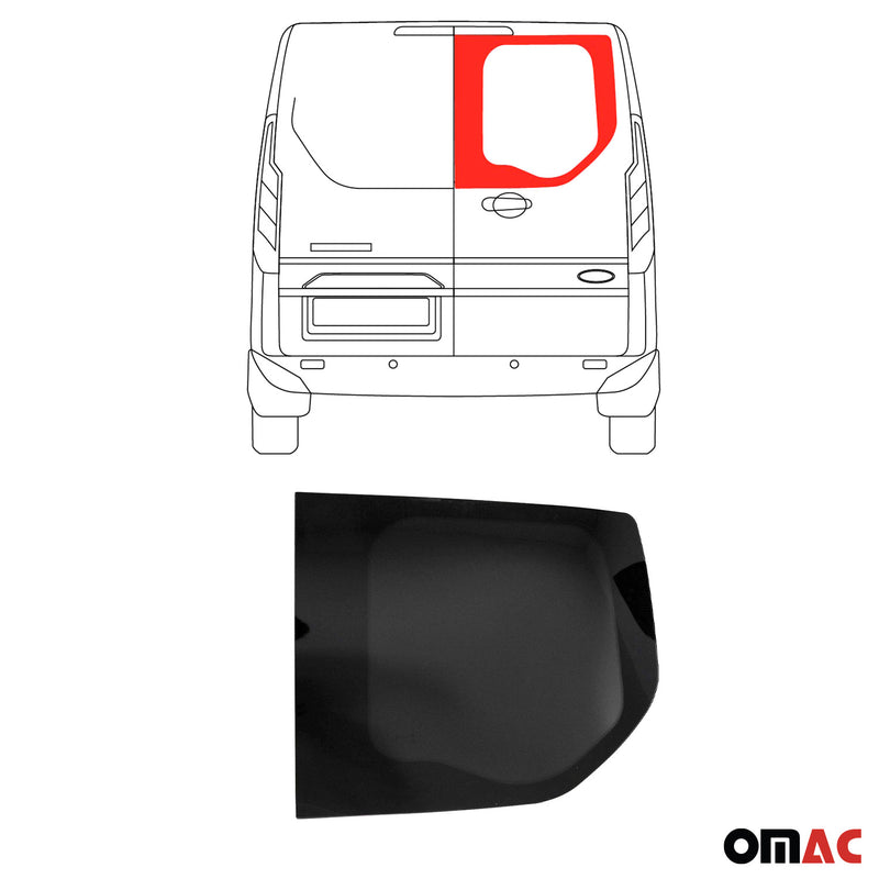 Vitre de Porte pour Ford Transit Custom 2013-2023 L1 L2 Arriére Droit Verre fixe