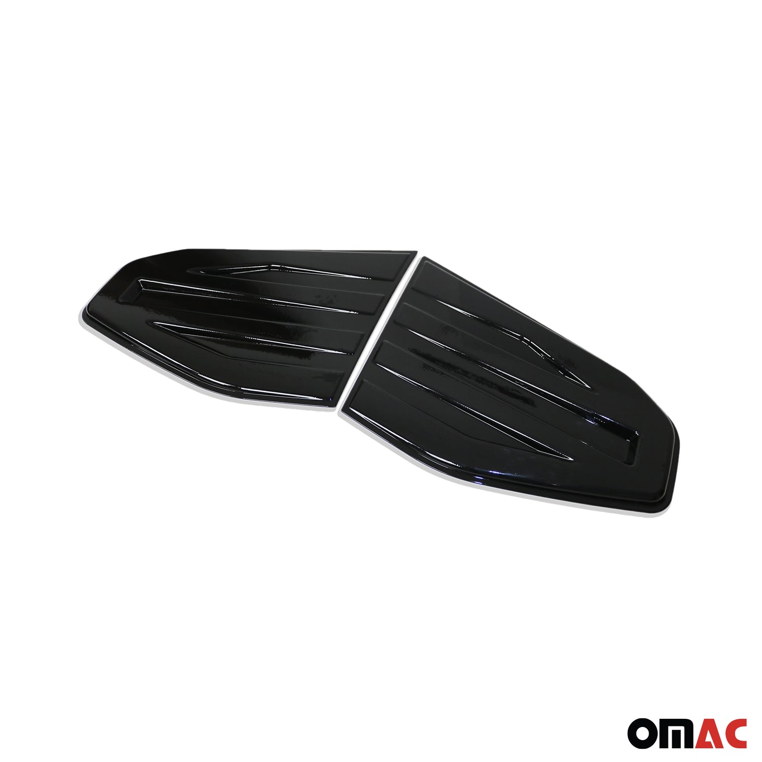 Revêtement Arrière Carénage de Vitre pour Dacia Jogger 2022-2026 2Pcs Noir