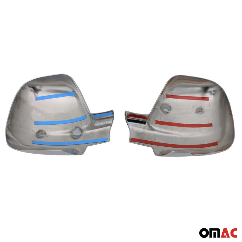 Coques de Rétroviseurs pour Citroen Jumpy 2016-2025 en ABS Argent
