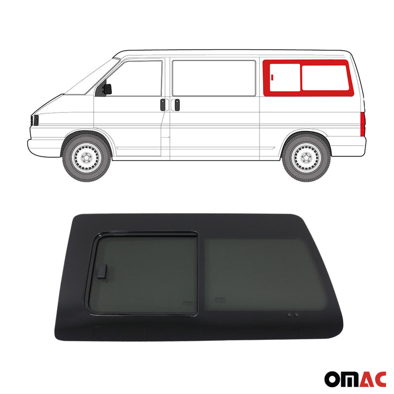 Vitre de Porte pour VW Transporter T4 1990-2003 L2 Arrière Gauche Coulissante