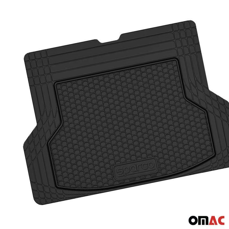 SPARCO tapis de coffre bac de coffre pour Opel universel en caoutchouc ajustable