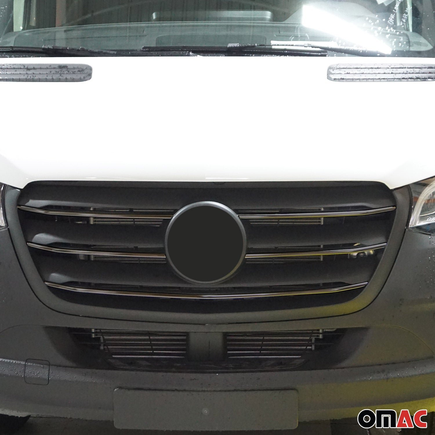 Moulure de Grille de Calandre pour Mercedes Sprinter 2018-2026 Chromé 5Pcs