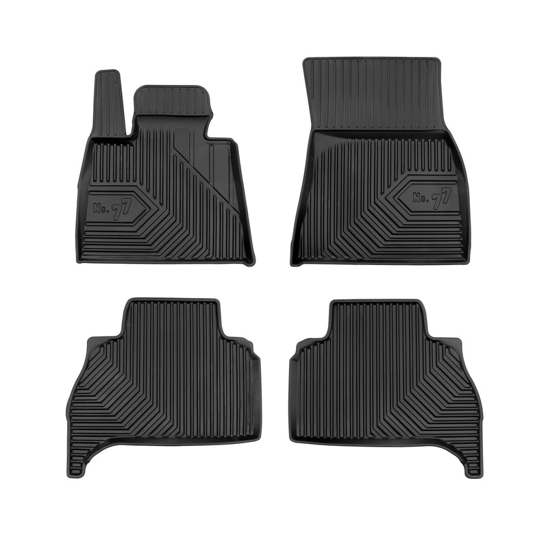 Tapis de Sol de Voiture pour BMW X5 G05 2018-2025 TPE Antidérapant Noir 3Pcs
