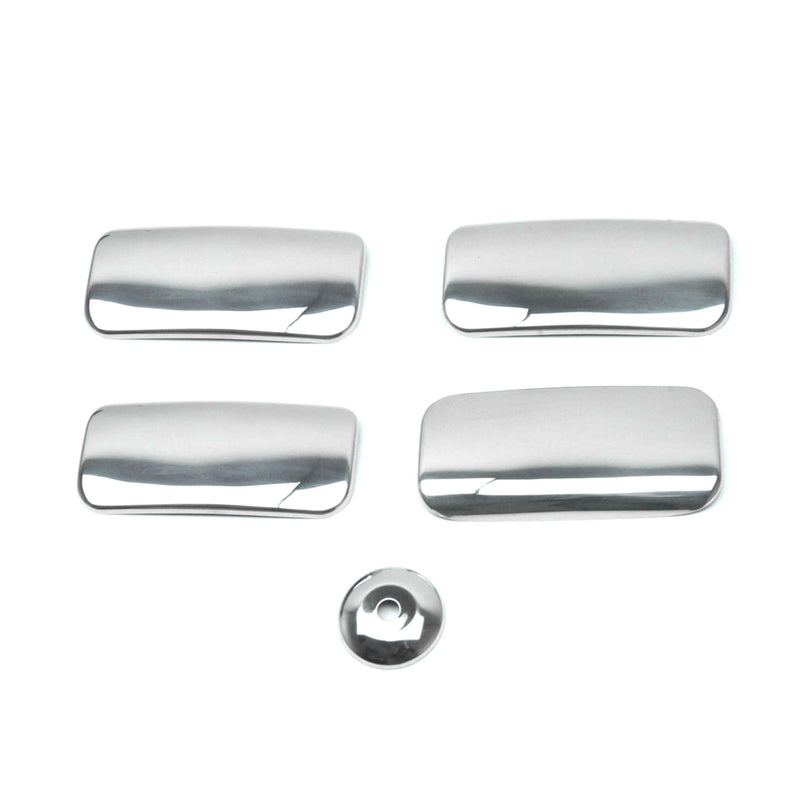 Couverture de poignée de porte pour Ford Transit 2000-2014 en Acier Inoxy 5 Pcs