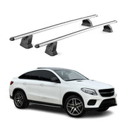 Barres de toit transversales Alu pour Mercedes GLE Coupè C292 2015-2019 Gris 2x