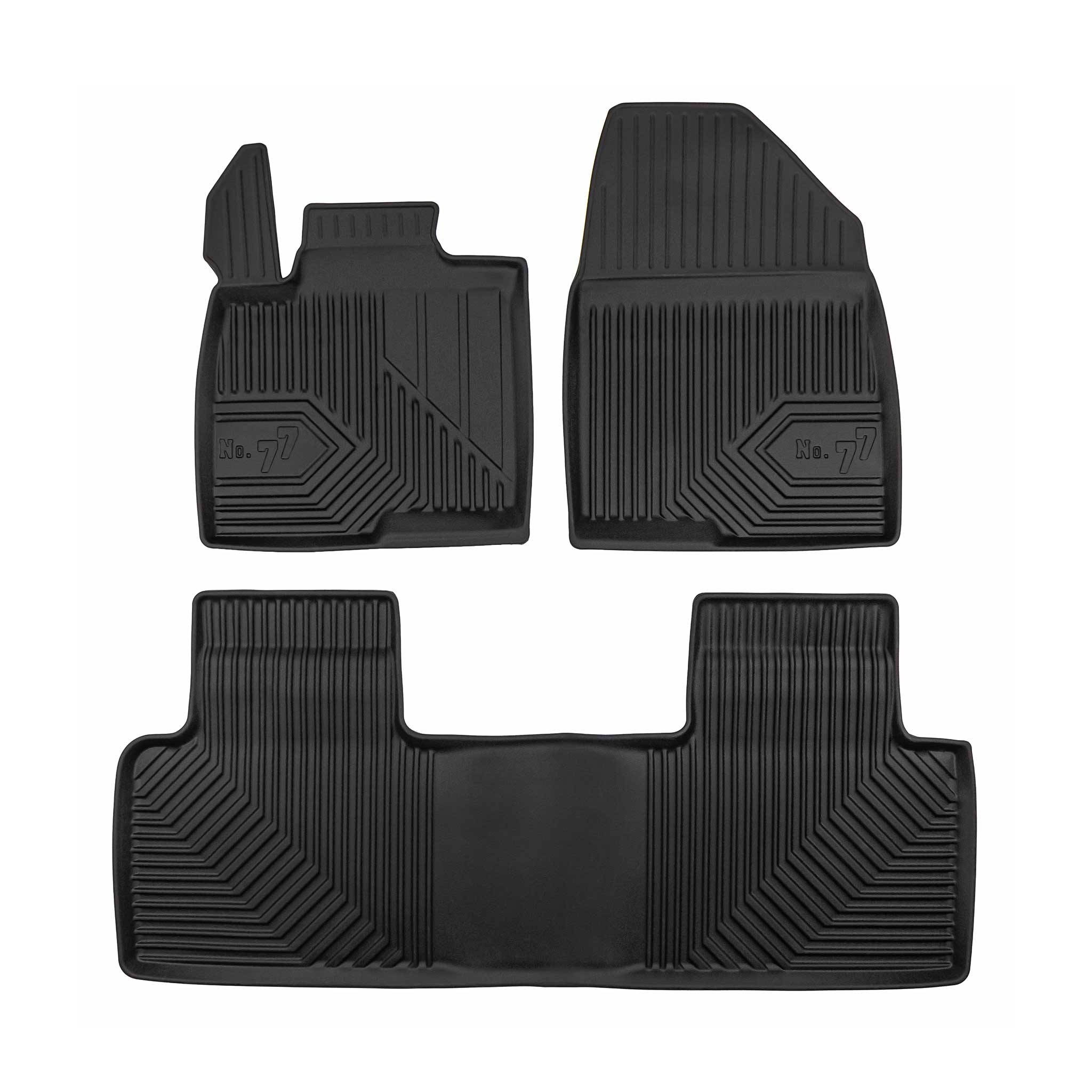 Tapis de Sol de Voiture pour BAIC Beijing X5 2023-2026 TPE Imperméable 3Pcs