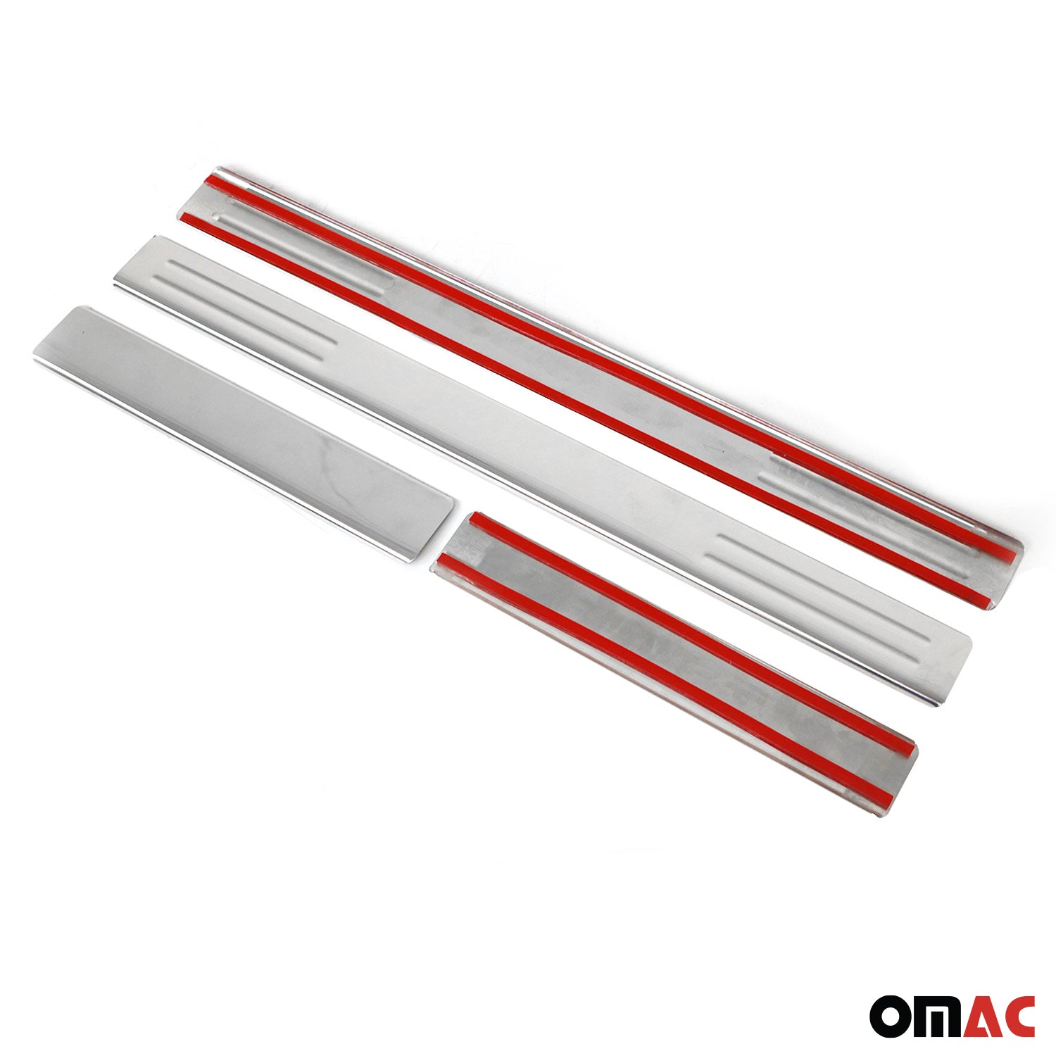 Couverture de Seuil de porte pour Dacia Duster I II 2010-2024 acier chromé 4 Pcs