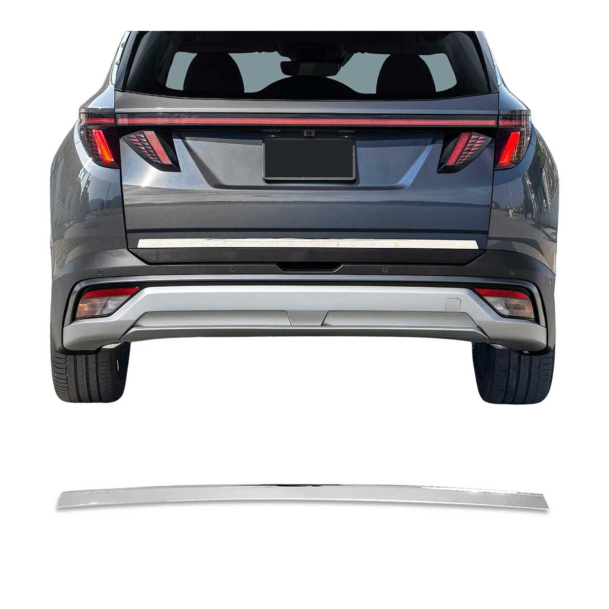 Garniture de Hayon Coffre pour Hyundai Tucson 2022-2026 acier inox