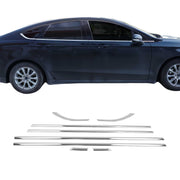 Garniture de Fenêtre pour Ford Mondeo mk5 Berline 2014-2022 Acier Inox 8Pcs