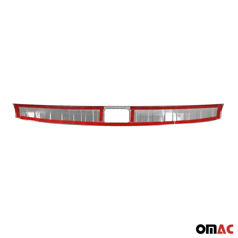 Protection de seuil de coffre pour Škoda Yeti 2010-2013 1Pcs en Acier Silver