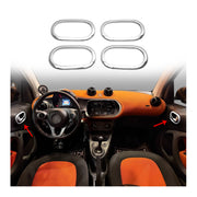 Cadres de poignées de porte intérieures pour Smart ForTwo W453 2014-2021 4Pcs
