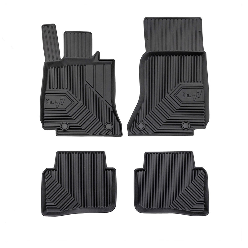 Tapis de sol No.77 pour Mercedes-Benz Classe C S206 W206 2021-2025 TPE Noir 4Pcs
