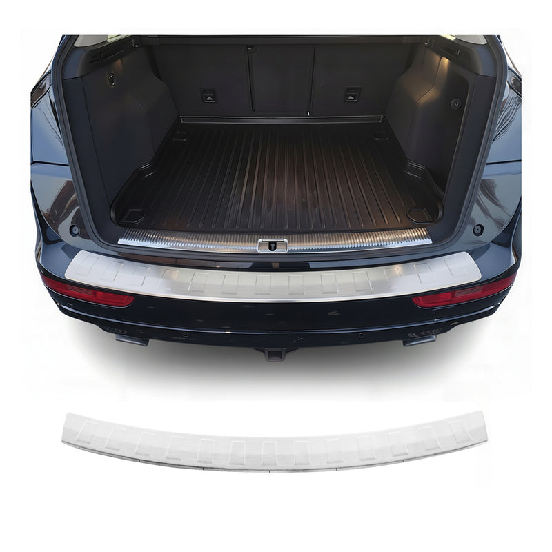 Protection seuil de pare-chocs arriére pour Audi Q5 8RB 2008-2017 Acier Brossé