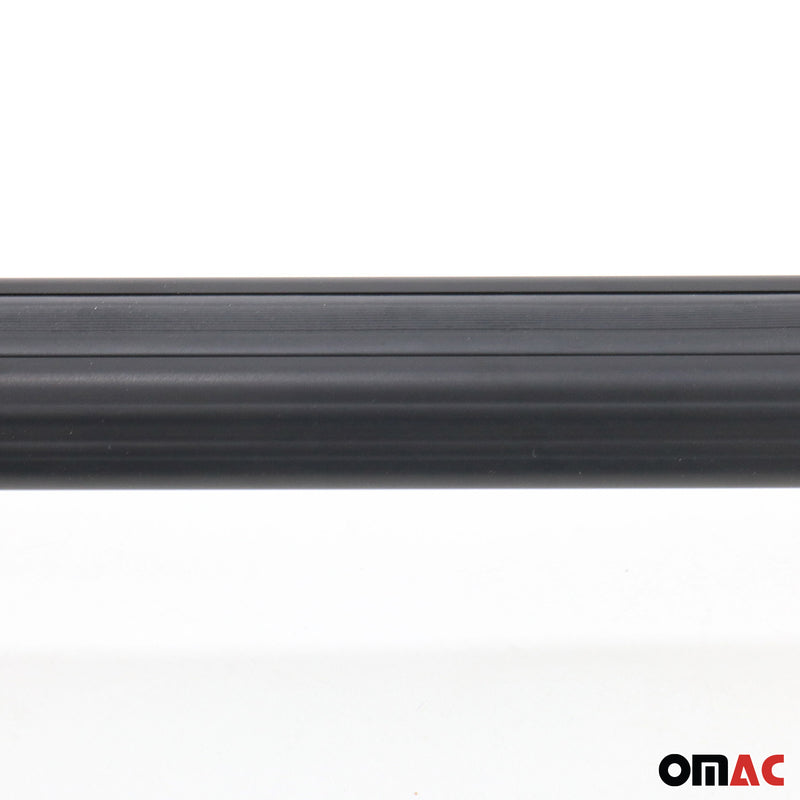 Barres de toit transversales pour Jeep Compass 2018-2025 Aluminium Noir