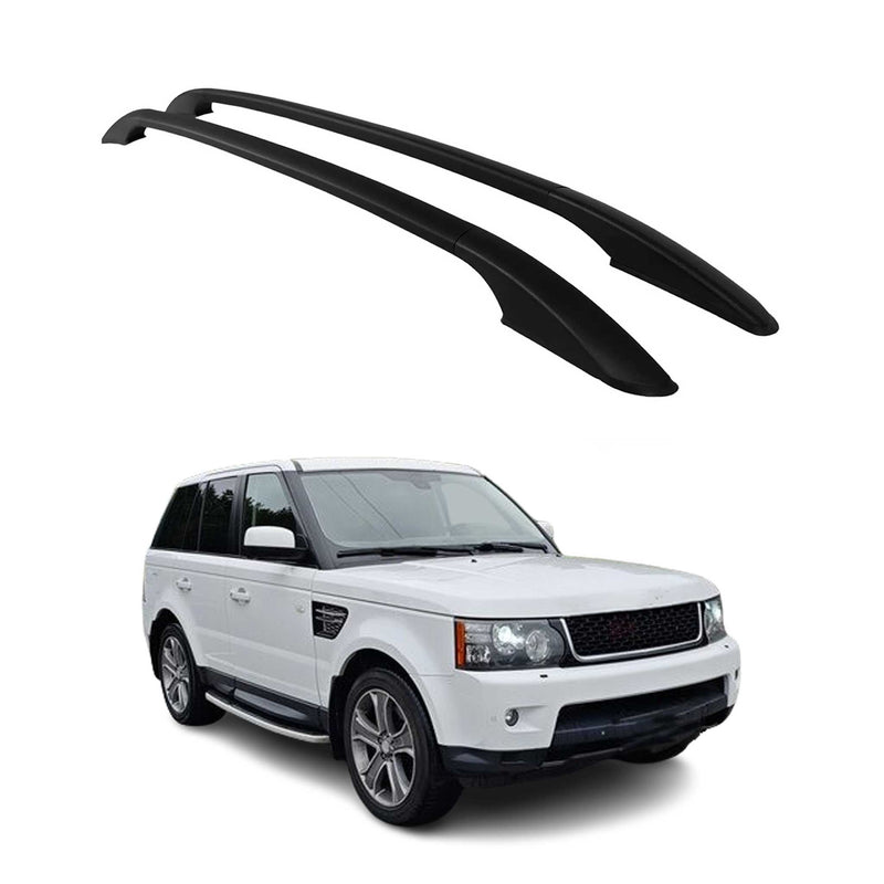 Barres de toit longitudinales pour Land Rover Range Rover Sport 2005-13 Alu Noir