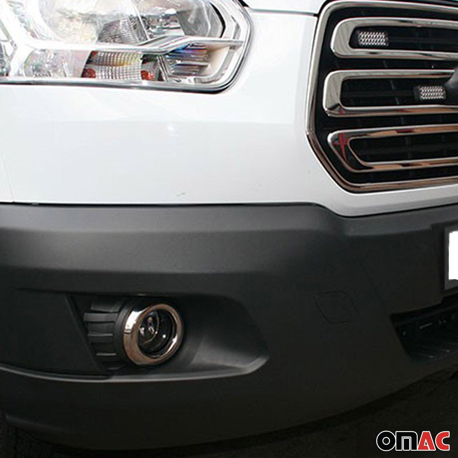 Cadre de Phare Antibrouillard pour Fiat Ducato 2014-2026 en acier inoxydable