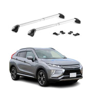 Barres de toit transversales pour Mitsubishi Eclipse Cross 2018-26 Gris 2x ABE
