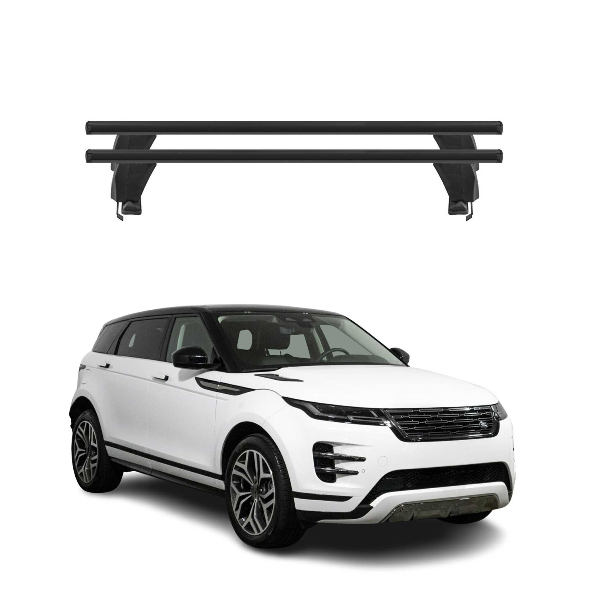 Barres de toit Transversales pour Land Rover Range Rover Evoque 2019-2026