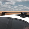 Barres de toit transversales pour Mercedes C-Class 2008-2014 noir en Alu
