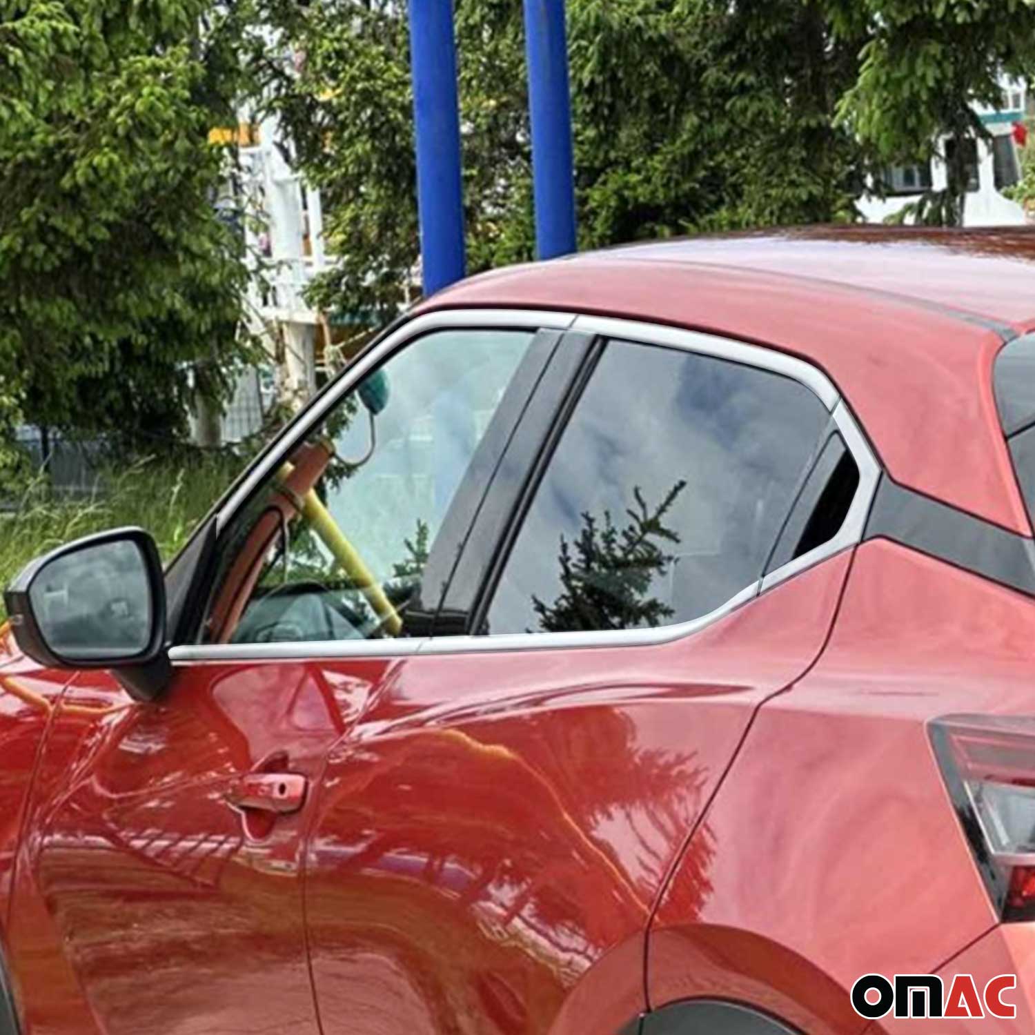 Garniture de Fenêtre pour Nissan Juke 2019-2026 Acier Inox 10Pcs