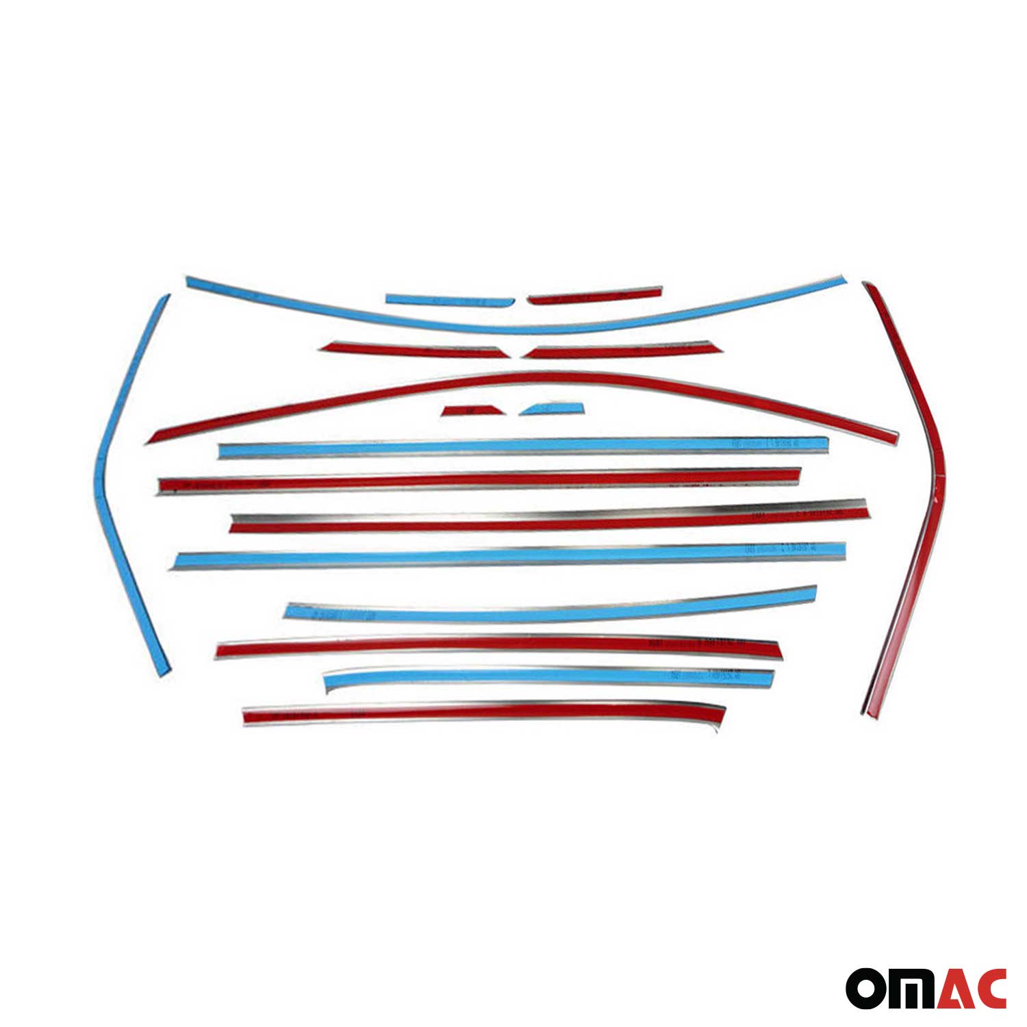 Garniture de Fenêtre pour Ford Kuga SUV 2013-2019 Acier Inox 18Pcs