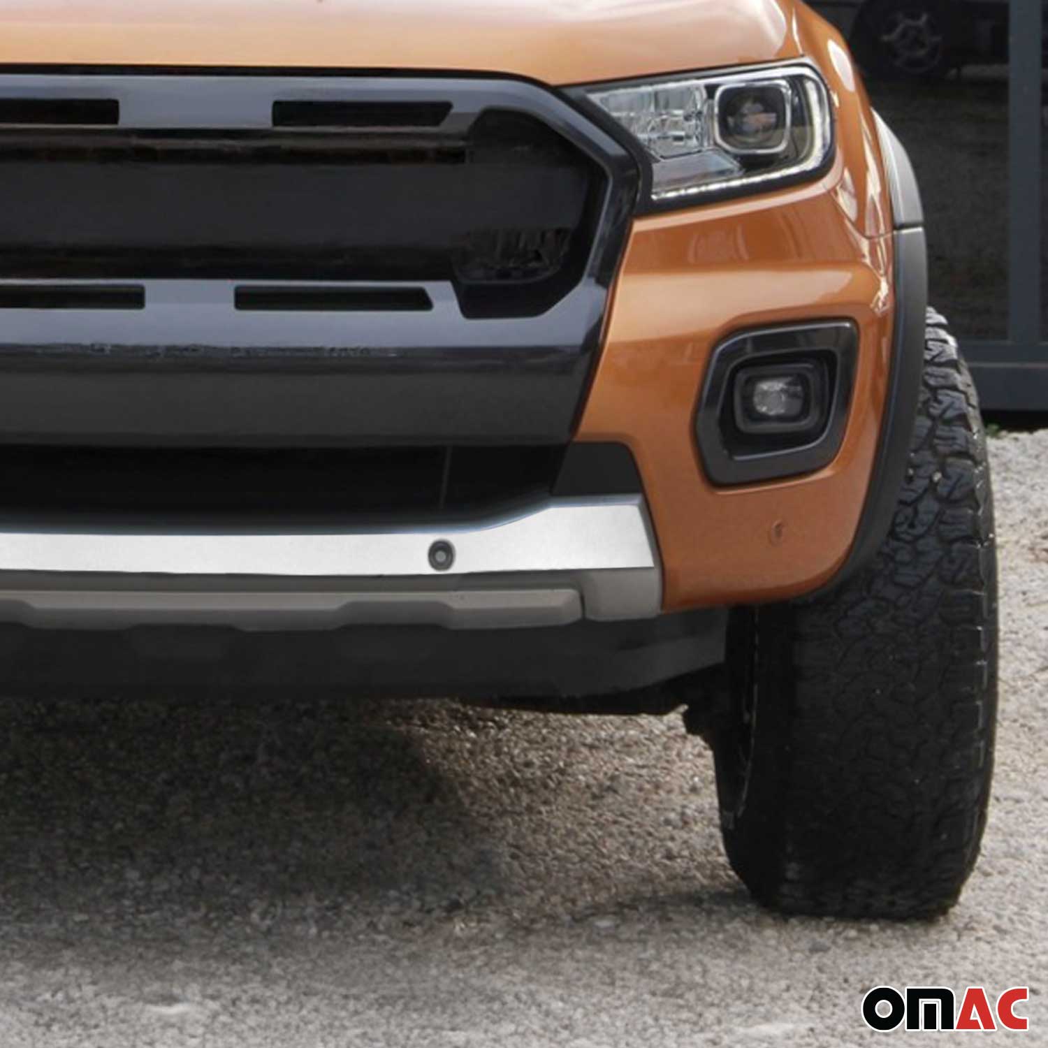 Garniture de Pare-chocs Avant pour Ford Ranger 2018-2022 Chromé