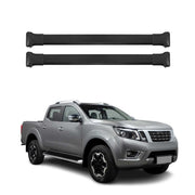 Barres de toit transversales pour Nissan Navara D23 2015-2023 Aluminium Noir