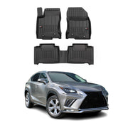 OMAC Tapis de sol en caoutchouc pour Lexus NX 2015-2021 Noir Premium