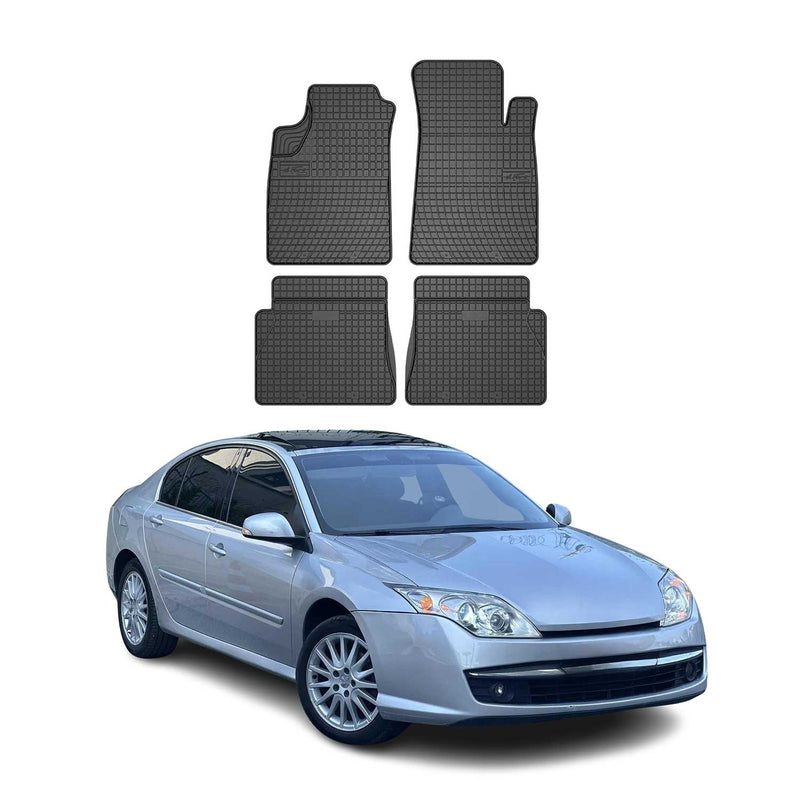 Tapis de Sol pour Renault Laguna 2007-2015 Caoutchouc Noir