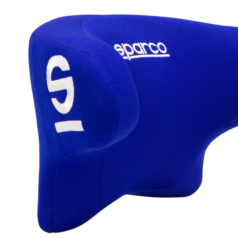 SPARCO coussin de cou de voiture appuie-tête en mousse à mémoire de forme bleu