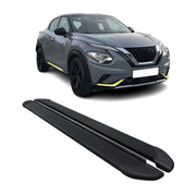 2019-2026 Nissan Juke II Marchepieds latéraux pédale Noir 2Pcs Aluminium