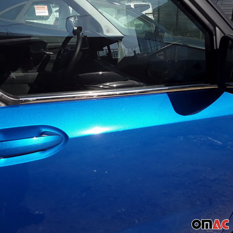 Garniture de Fenêtre pour Ford Tourneo Courier 2023-2025 Argent 4x