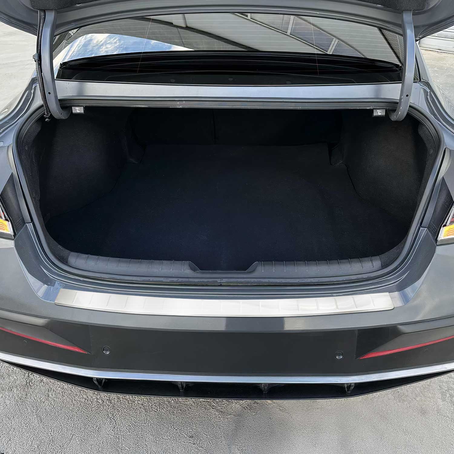 Protection de Pare-Chocs pour Hyundai Elantra VI 2019-2020 FL Inox brossée