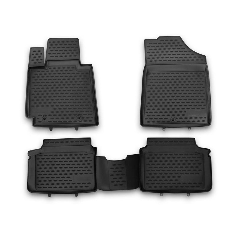 Tapis de sol pour Hyundai Veloster 2011-2017 caoutchouc TPE 3D Noir 4Pcs