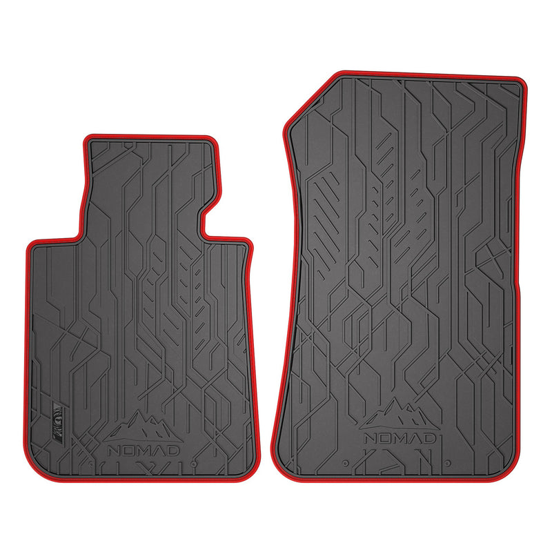 Tapis de sol pour BMW Série 1 E87 2004-11 / E88 2007-13 Caoutchouc Noir-Rogue