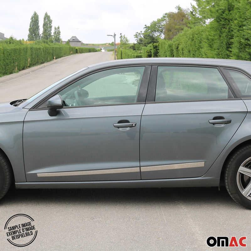 Garniture Baguette de porte latérale pour Audi A3 2012-2025 en acier inoxydable