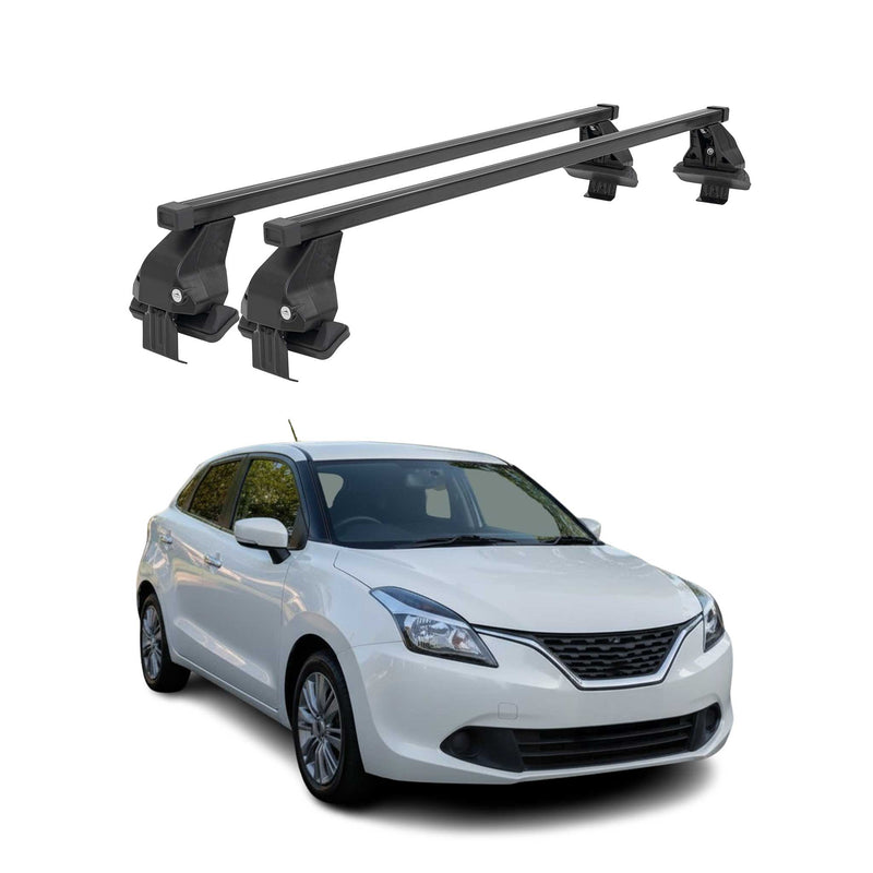 Barres Transversales Menabo pour Suzuki Baleno 2015-2019 Noir