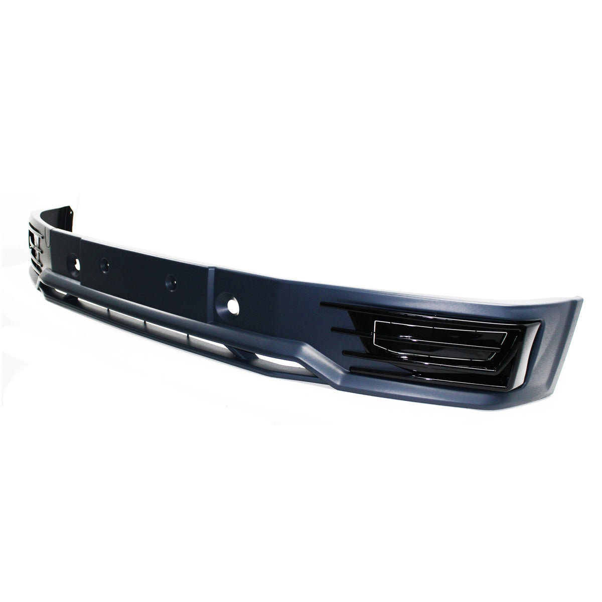 JOM Lèvre de Pare-choc Avant pour VW T6 2015-2019 Gris Sport Look ABS