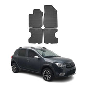 Tapis de Sol pour Dacia Sandero Stepway 2013-2018 Caoutchouc Noir