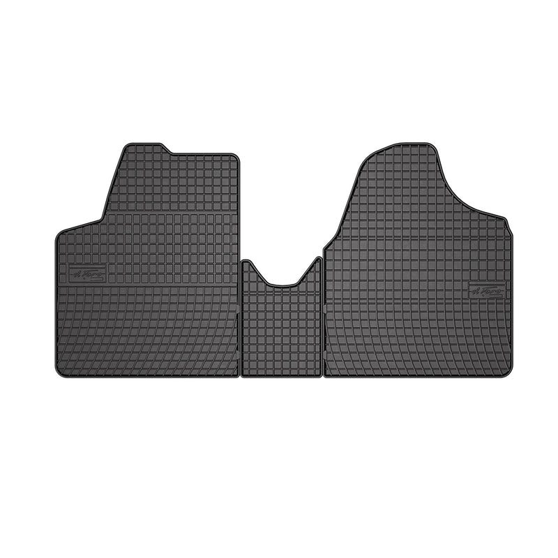 Tapis de Sol pour Fiat Scudo II 2006-2016 Convient à 1ème rangée Noir Caoutchouc