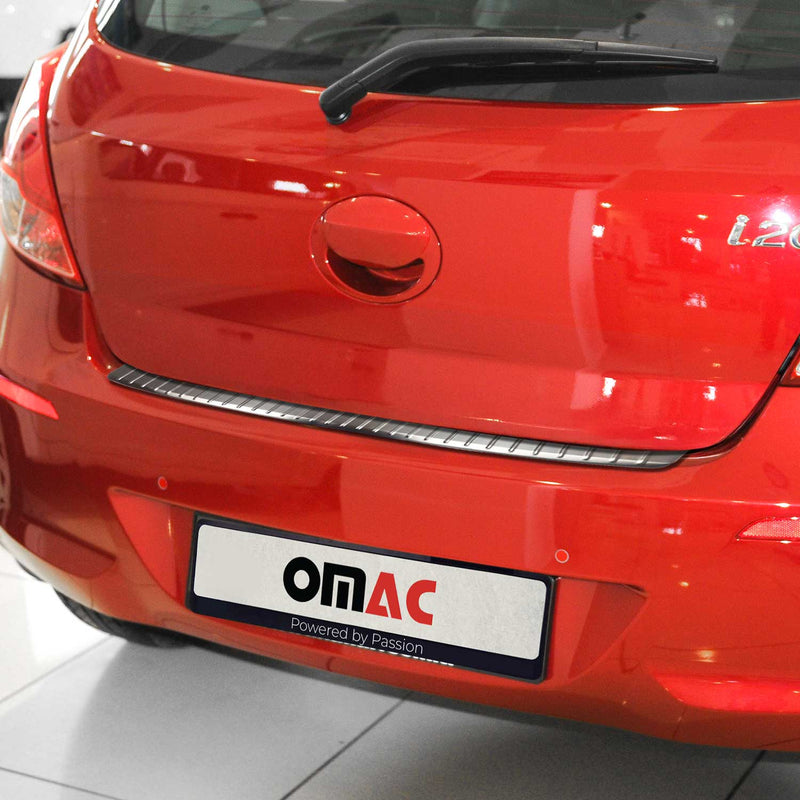 Protection Seuil de Pare-chocs Arriére Pour Hyundai i20 2012-2014 Acier Brillant