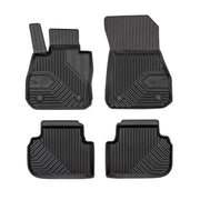 Tapis de Sol de Voiture pour BMW Série 2 Gran Coupé F44 2019-2024 TPE Noir 4Pcs