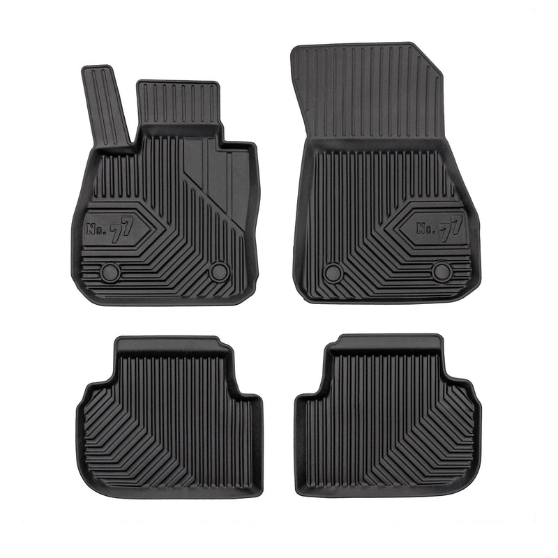 Tapis de Sol de Voiture pour BMW Série 2 Gran Coupé F44 2019-2024 TPE Noir 4Pcs