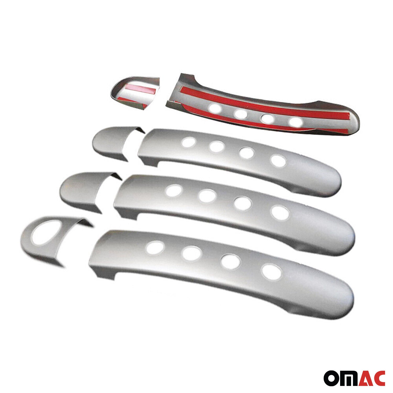 Couverture Poignée de porte pour Seat Altea / Altea XL 2004-15 4 portes 8x inox