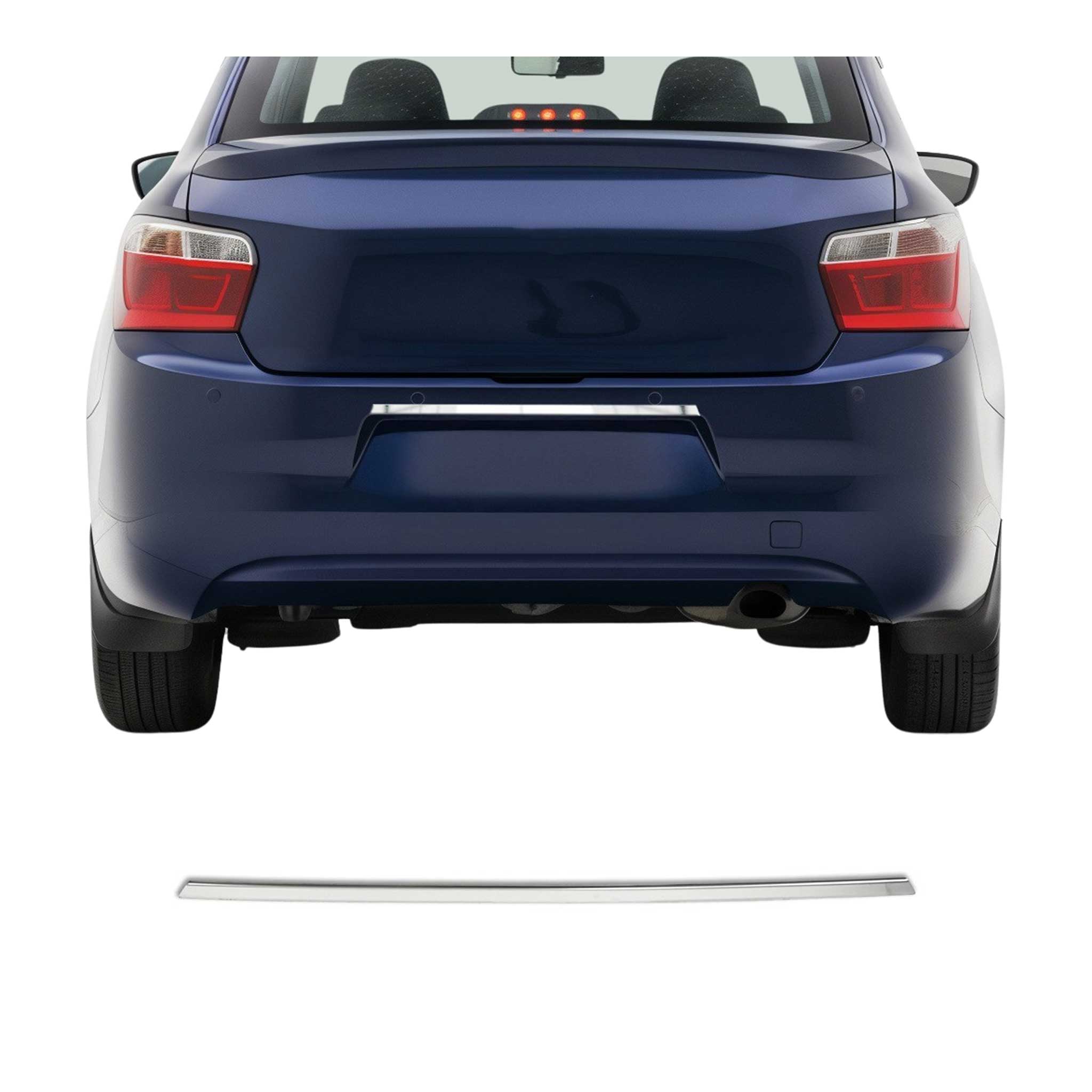 Poignée de Coffre Arrière pour Citroen C-Elysee 2012-2021 acier inox