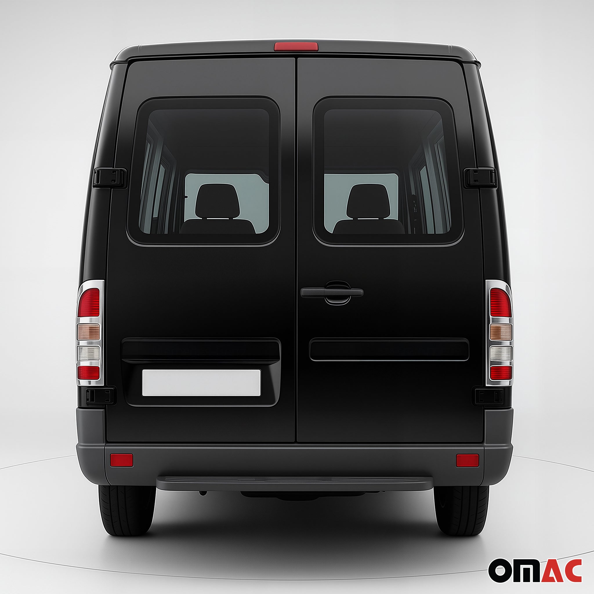 Cadre de Feu Stop Arrière pour Mercedes Sprinter 1995-2006 acier inox 2 Pcs