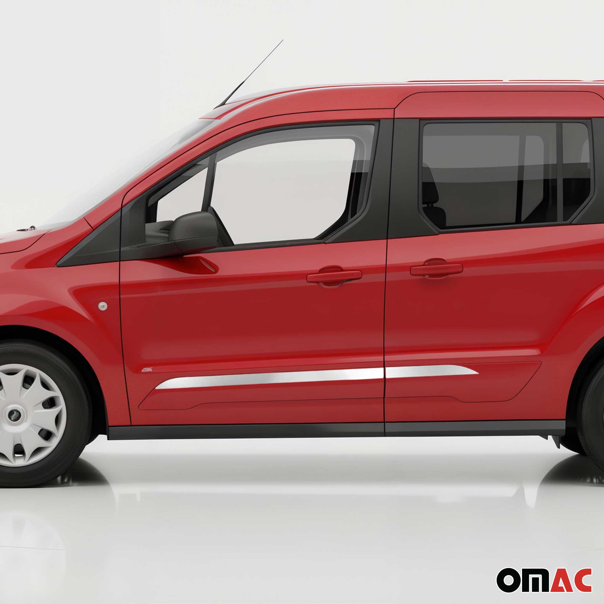 Garniture Baguette de porte latérale pour Ford Connect 2014-2019 acier inox 4Pcs